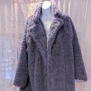 Lavender Teddy Coat by Torrid